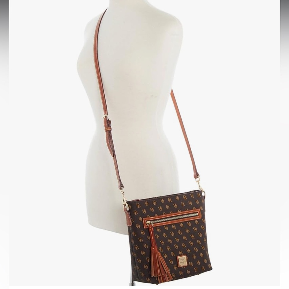 NWT Dooney & Bourke Gretta Lani Crossbody Bag with Mini Monogram Design - Picture 4 of 6